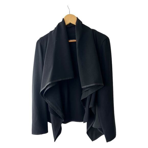 Yeohlee Large Drape Front Jacket in Smart Gab Microfiber - Picture 1 of 7